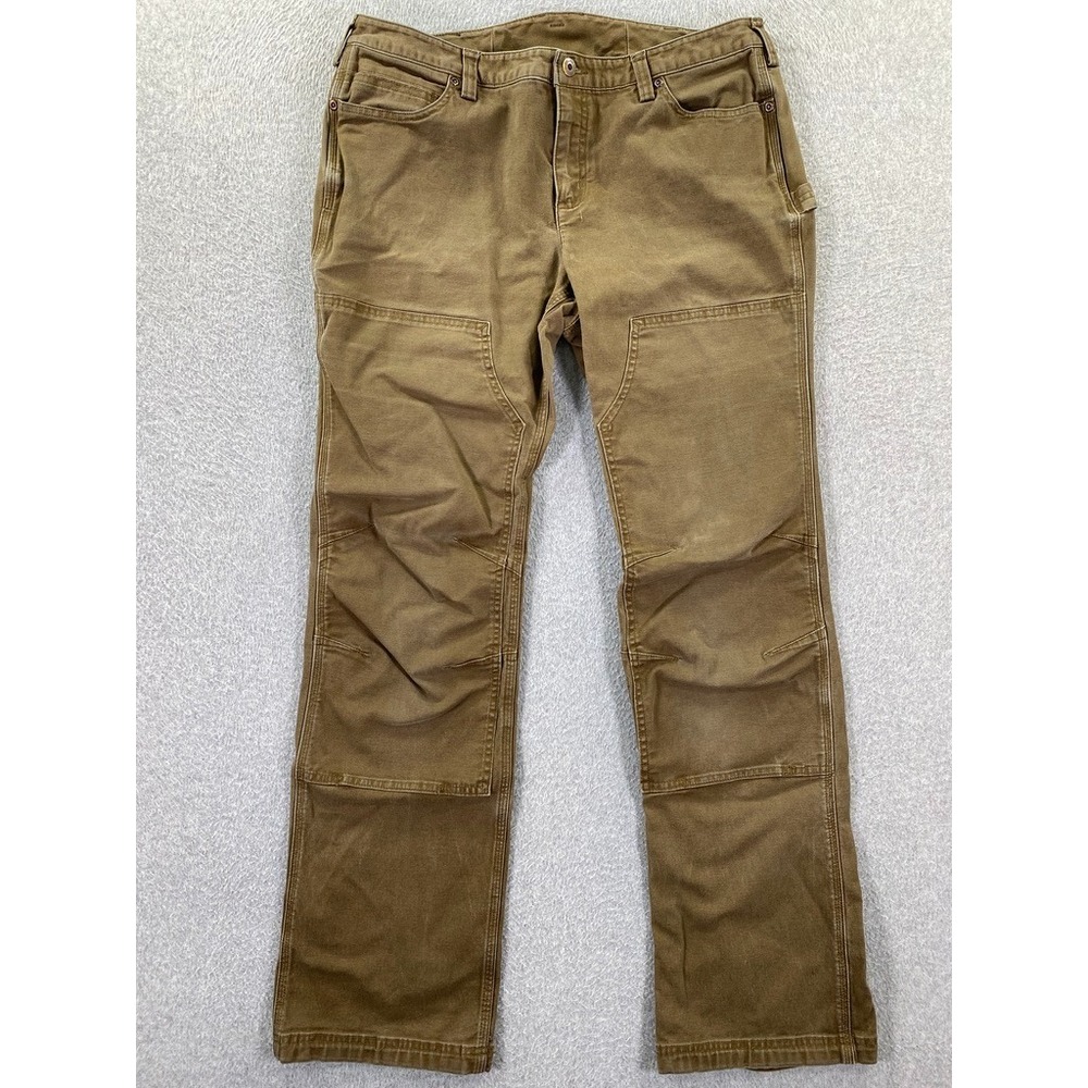 Duluth Trading Co. Women's 14x35 Curvesetter Double Knee Brown Outdoor‎ Work